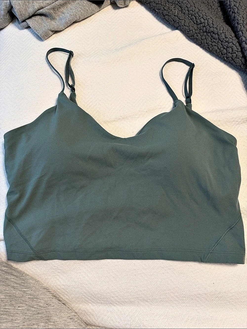 lululemon Tank sage Green Tank Top Size 12 Like New